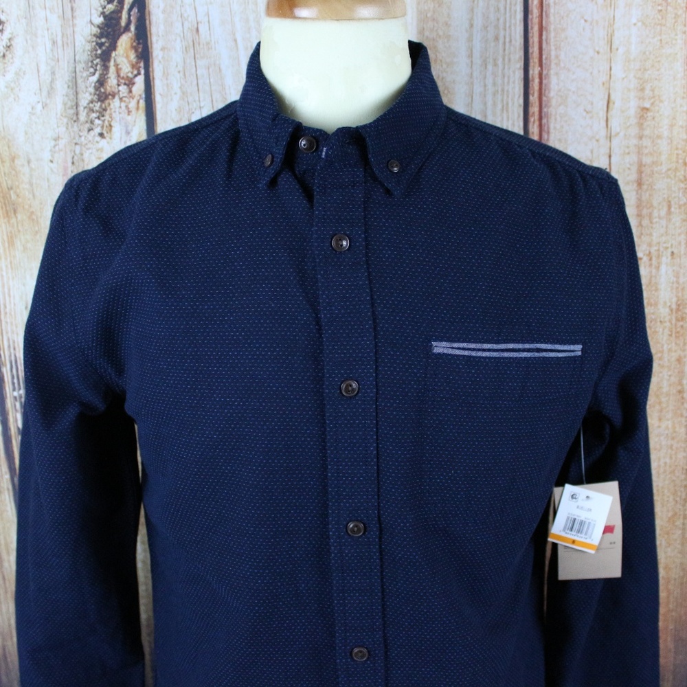 Levi's Men's Button Down Collar Shirt L/S Small